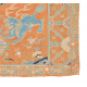 Fine Chinese silk seat cushion fragment
