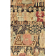 Kirman Lavar Pictorial Rug with Inscriptions