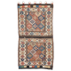 Two Moghan Soumak Bag Faces sewn together
