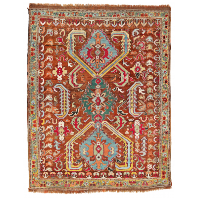 Armenian Anatolian Dragon Rug