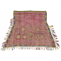 Uzbek Horse Cover with metal brocade