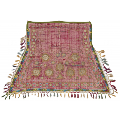 Uzbek Horse Cover with metal brocade
