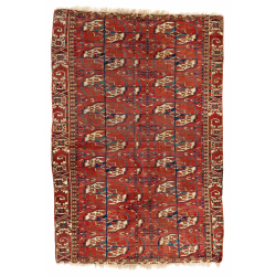 Small Early Tekke Hearth Rug Fragment