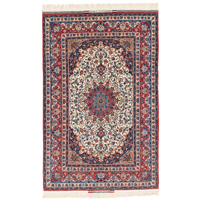 Isfahan Seirafian signed "Bagher Seirafian" (12 x 12 knots per sq cm)