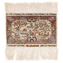 Signed Silk Hereke (12 x 12 knots per sq cm)