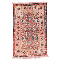 Silk Kum Kapi Poshti with metal brocade