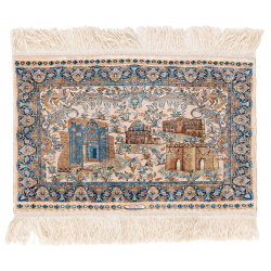 Signed Silk Hereke "Cinar" (13 x 13 knots per sq cm)