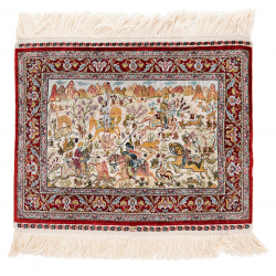 Signed Silk Hereke (20 x 20 knots per sq cm)