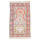 Silk Kayseri Prayer Rug with metal brocade