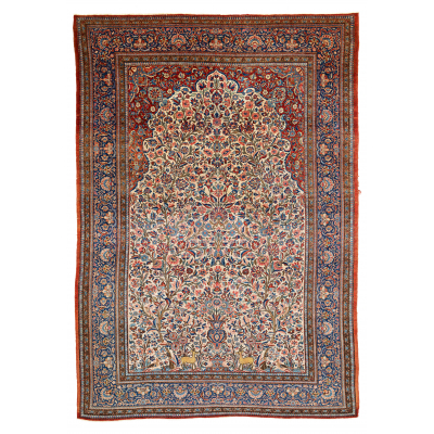 Kashan Vase Rug