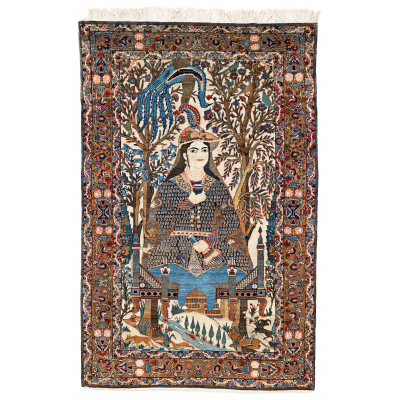 Keschan Mohtashem Relief Bildteppich