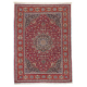 Feiner Mesched mit Metallbroschierung signiert "Mashad Khodyavi" (12 x 12 Knoten per qcm)