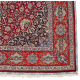 Feiner Mesched mit Metallbroschierung signiert "Mashad Khodyavi" (12 x 12 Knoten per qcm)